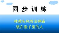 人教版高中语文必修下册同步训练PPT--13　林教头风雪山神庙   装在套子里的人