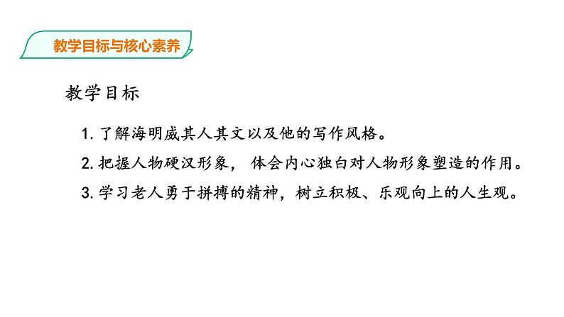 高中语文 选择性必修上《老人与海（节选）》课件第3页