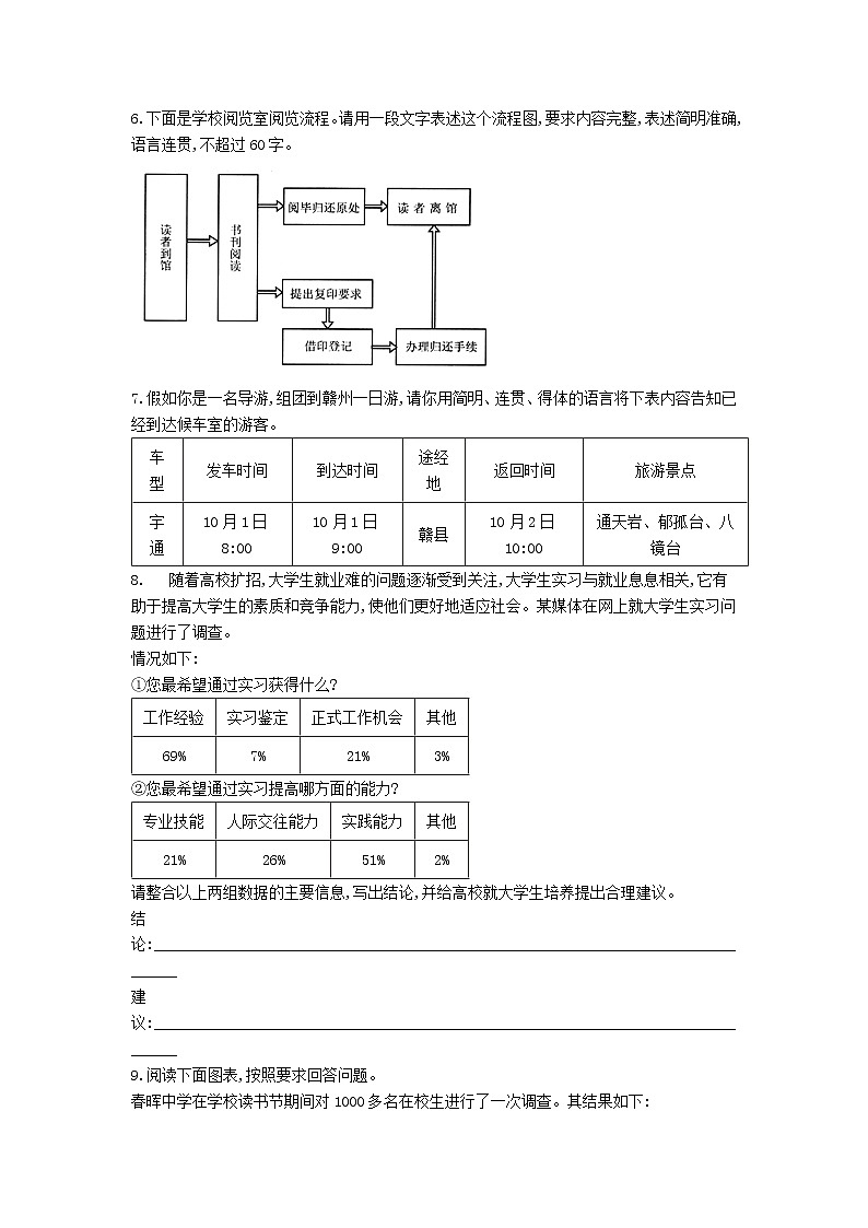 高考语文二轮复习专题03《图文转换》专题强化卷（解析版）第3页