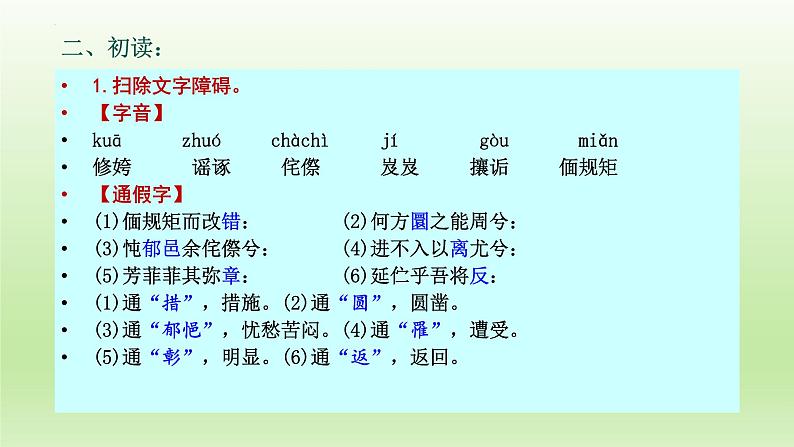 1.2《离骚（节选）》课件24张2021-2022学年统编版高中语文选择性必修下册第6页