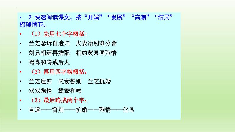 2《孔雀东南飞》课件20张2021-2022学年高中语文统编版选择性必修下册05