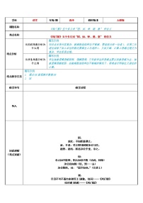 人教统编版必修 下册3* 鸿门宴教案