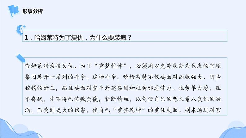 人教部编版高中语文必修下册6.哈姆莱特   课件第5页