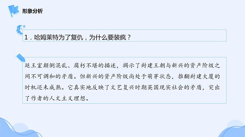 人教部编版高中语文必修下册6.哈姆莱特   课件第6页