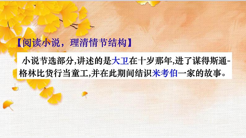 《大卫科波菲尔》课件37张2021—2022学年统编版高中语文选择性必修上册第7页