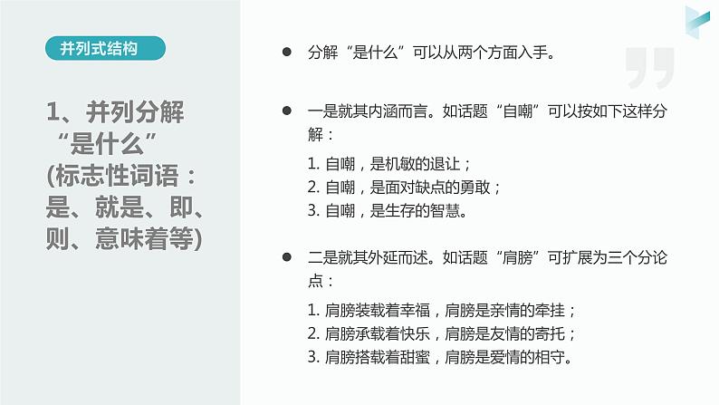 专题07 考场议论速提分－备战2022年高考满分作文精品课件08