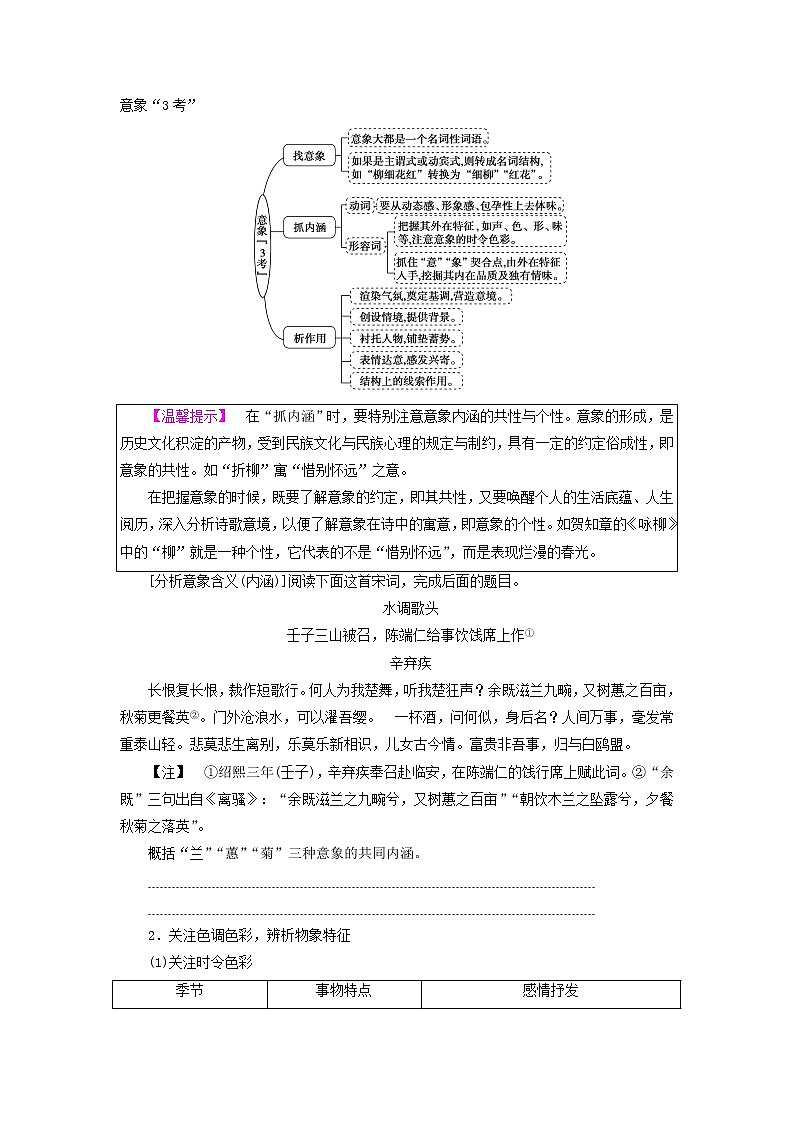 05  古诗主观题满分攻略：鉴赏诗歌的形象之事物形象（答题术语+习题专练）-2022年高考语文古诗鉴赏提分培优专用（术语+专练）03