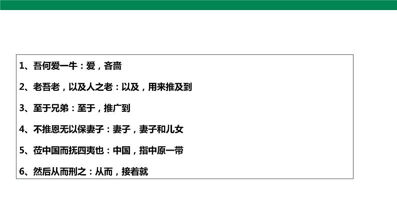 高中语文统编版必修下 1.2 齐桓晋文之事 第2课时 课件第4页