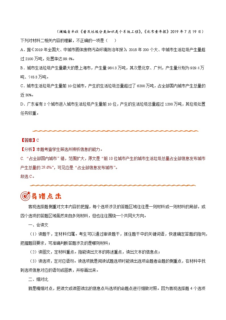 专题11 实用类文本阅读- 备战2022年高考语文之纠错笔记系列第3页