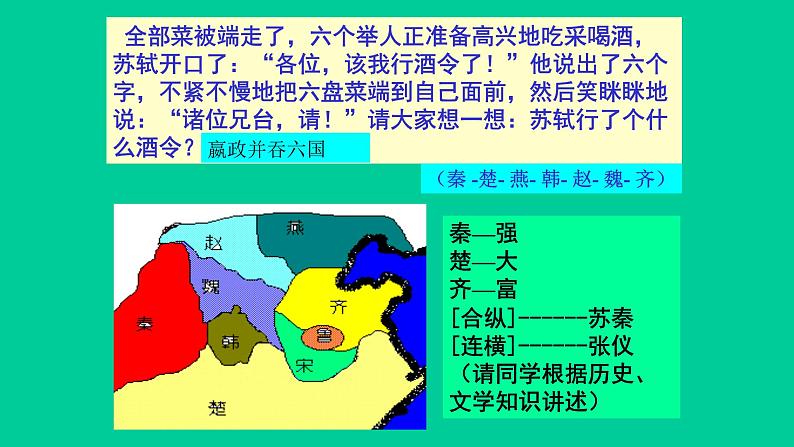 人教部编版高中语文必修下册16.2六国论    课件第3页