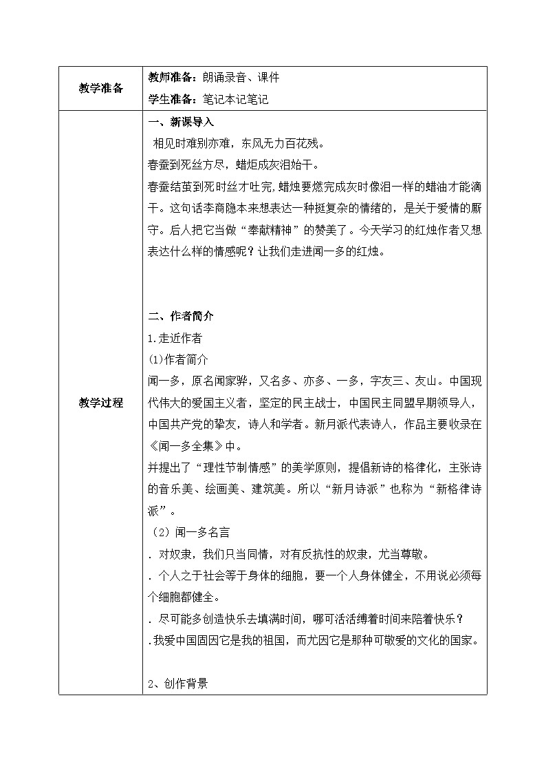 1.2.2《红烛》课件+教案+练习02