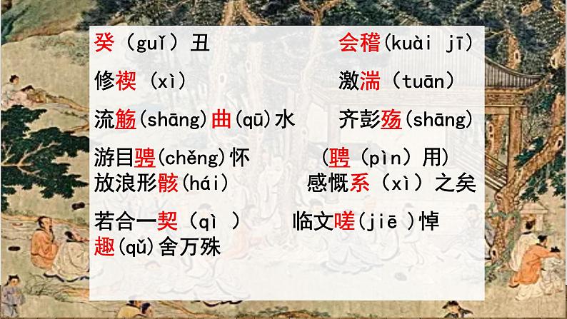 《兰亭集序》课件22张2021—2022学年统编版高中语文选择性必修下册第2页