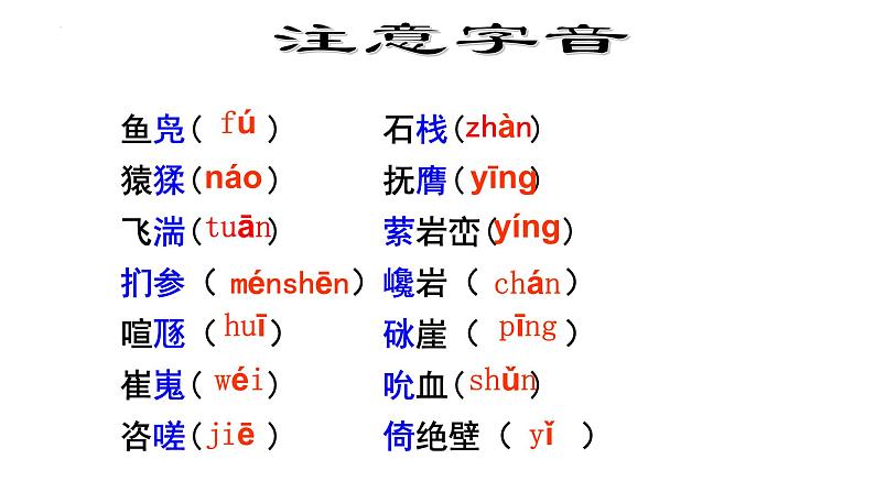 3.1《蜀道难》课件29张2021-2022学年统编版高中语文选择性必修下册03