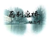 《再别康桥》课件33张2021—2022学年统编版高中语文选择性必修下册 (1)