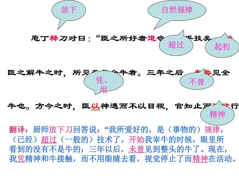 1.3《庖丁解牛》课件30张2021-2022学年统编版高中语文必修下册第7页