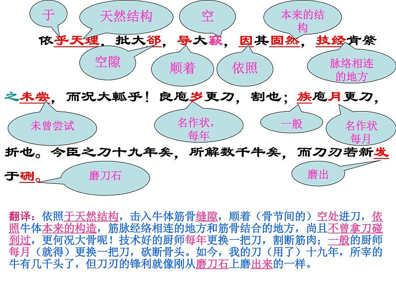 1.3《庖丁解牛》课件30张2021-2022学年统编版高中语文必修下册第8页