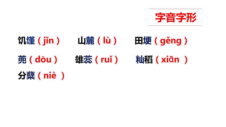 4.1《喜看稻菽千重浪》课件19张2021—2022学年统编版高中语文必修上册第4页