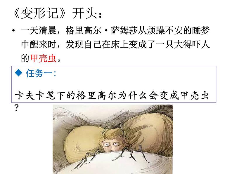 《变形记》课件第2页