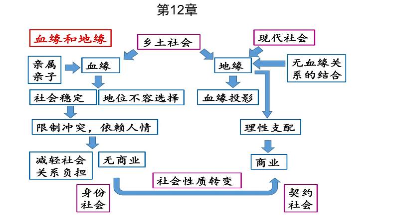 人教版必修上册《乡土中国》整本书阅读--  《血缘与地缘》课件第5页