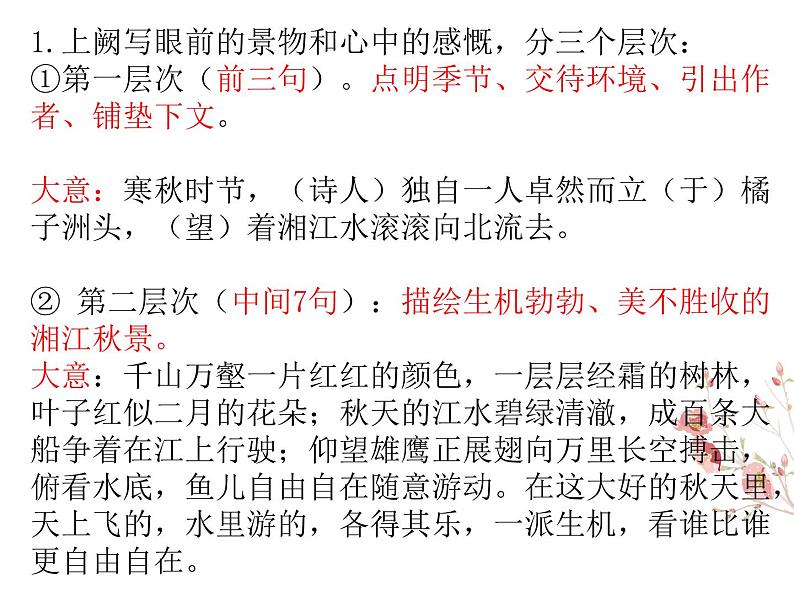 1《沁园春长沙》课件49张2021-2022学年高中语文统编版必修上册第一单元08