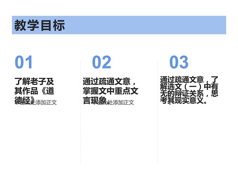 部编版版高中语文选择性必修上册 6.1《老子》四章   课件03