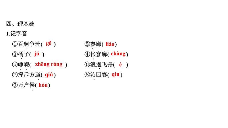 统编版上册 《沁园春 长沙 》课件 (共29张)06