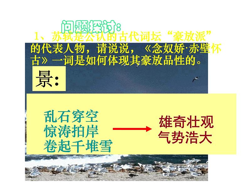 2022年深圳市光明区教学比武优秀课件《念奴娇-赤壁怀古》第7页