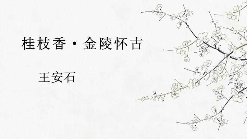 桂枝香 金陵怀古课件PPT第2页