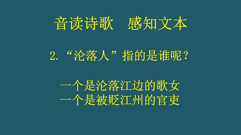 人教部编版高中语文必修上册 8.3琵琶行并序   课件第8页