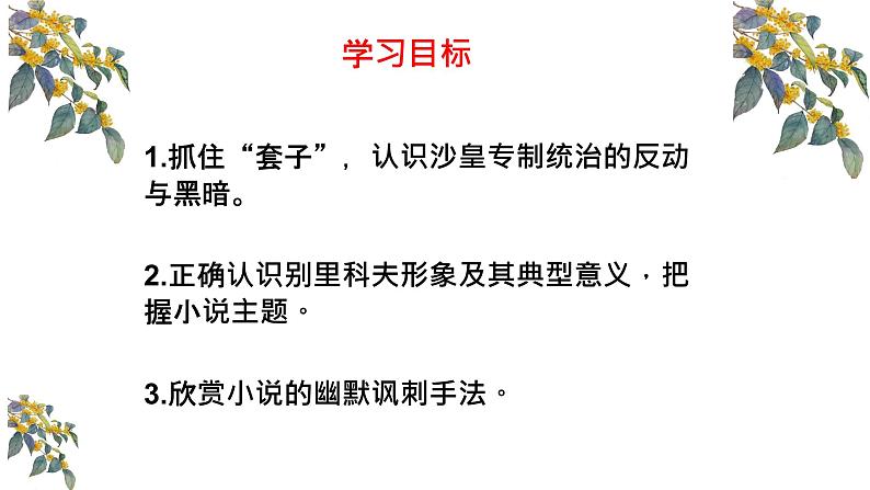 第六单元《装在套子里的人》课件（22张PPT）2020-2021学年统编版高中语文必修下册第2页