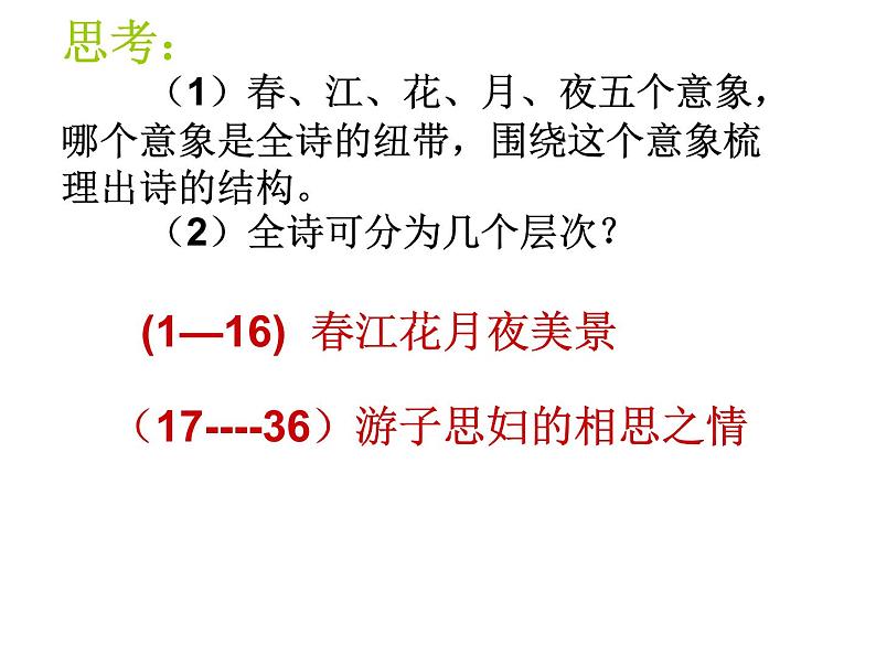 部编版高中语文选择性必修上册 春江花月夜    课件04