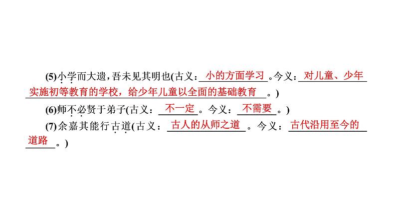 人教部编版高中语文必修上册 10.2师说    课件第5页