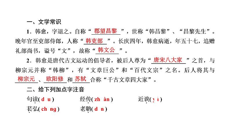 人教部编版高中语文必修上册 10.2师说    课件07