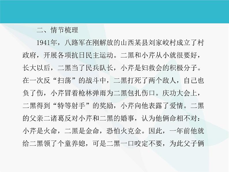 部编版高中语文选择性必修中册 8.2小二黑结婚   课件第4页