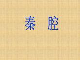人教部编版高中语文选择性必修下册7.2秦腔   课件