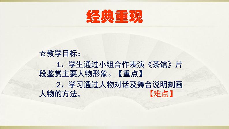 人教部编版高中语文选择性必修下册8.茶馆   课件第4页