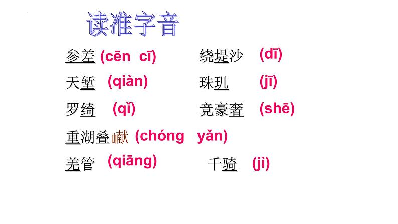 4.1《望海潮》课件33张2021-2022学年统编版高中语文选择性必修下册第7页