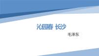 高中语文人教统编版必修 上册1 沁园春 长沙教学ppt课件