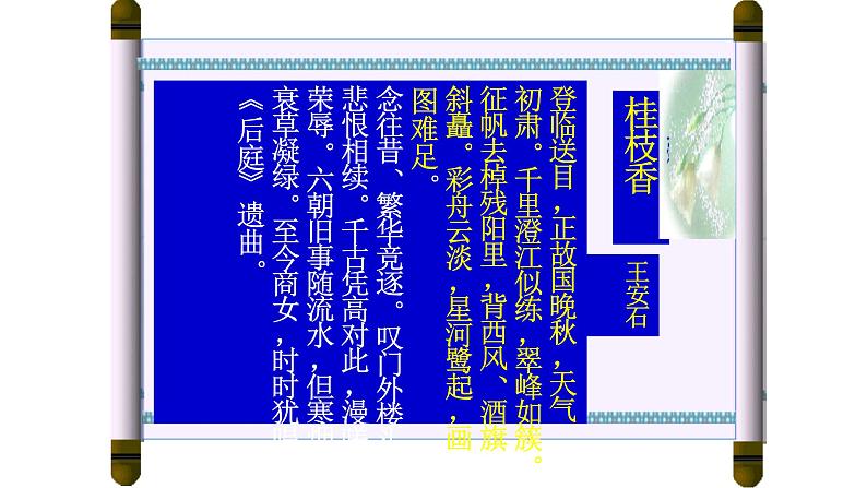 统编版高中语文必修下册----桂枝香·金陵怀古课件PPT08