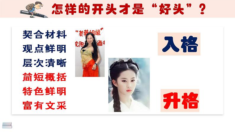 高考语文复习---- 凤头 豹尾（打造高考作文高分首尾段）课件PPT06