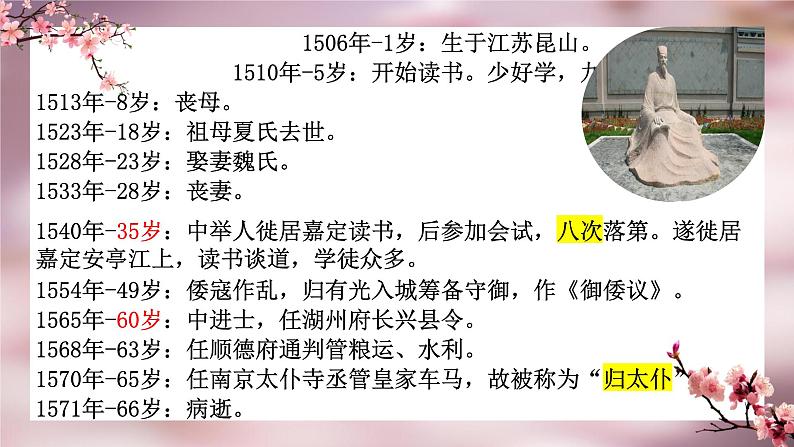 《项脊轩志》任务群设计拓展体验课件25张2021—2022学年统编版高中语文选择性必修下册第5页