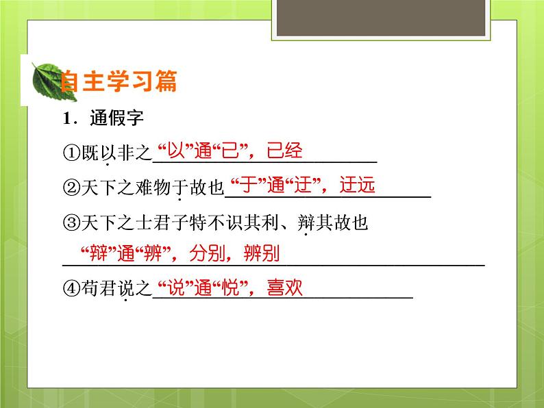 高中语文 人教课标版 选修 先秦诸子选读 墨子选读《兼爱》课件第3页