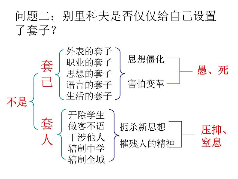 13.2《装在套子里的人》课件20张2021-2022学年统编版高中语文必修下册第6页