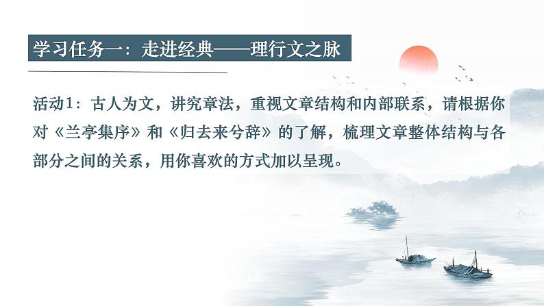 《兰亭集序》《归去来兮辞并序》对比阅读课件17张2021-2022学年统编版高中语文选择性必修下册第4页