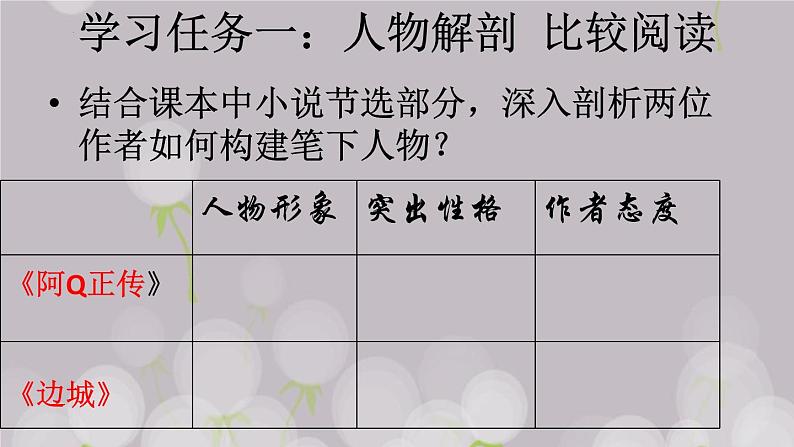 5《阿Q正传》《边城》比较阅读课件19张2021-2022学年统编版高中语文选择性必修下册04