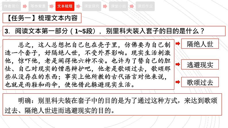 13.2《装在套子里的人》课件19张2021-2022学年统编版高中语文必修下册第7页