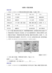 专题13  图文转换     原卷版+解析版