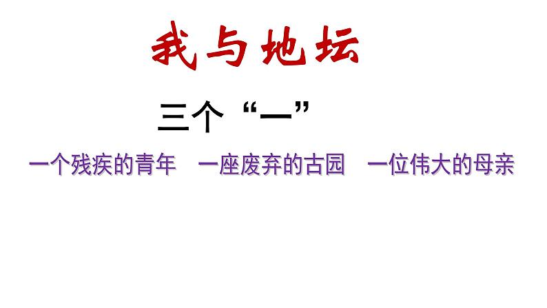 《我与地坛》课件统编版高中语文必修上册 (4)第2页