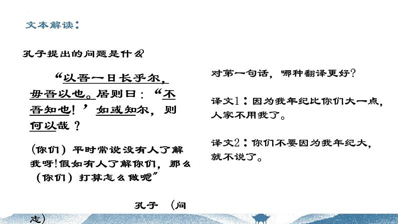 1.1《子路、曾皙、冉有、公西华侍坐》课件22张2021-2022学年统编版高中语文必修下册第5页