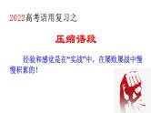 2022届浙江高考语文语用之压缩语段课件28张